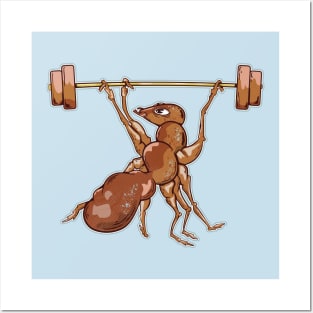 Small strong ant Posters and Art